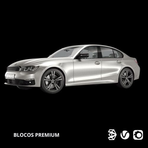 carro bmw 3ds max